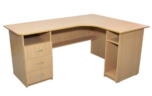 Стіл комп'ютерний кутовий 1600х1200х750 мм БРІК